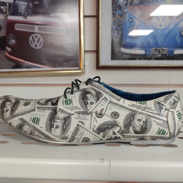 Irregular Choice American Dollar Bill Pattern  Mens